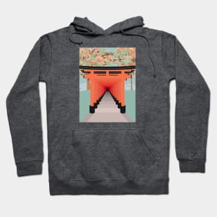 Torii Gates, Kyoto, Japan Hoodie